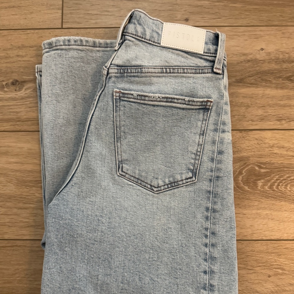 (Pistola) Eli High Rise Ankle Barrel Jean size 27 petite length
